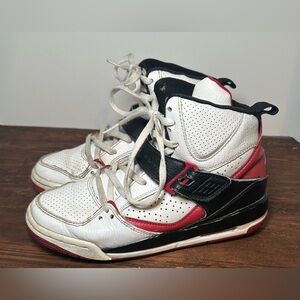 Nike Air Jordan Flight 45 Basketball High Top Shoes Youth Sz 4.5Y Sneakers White